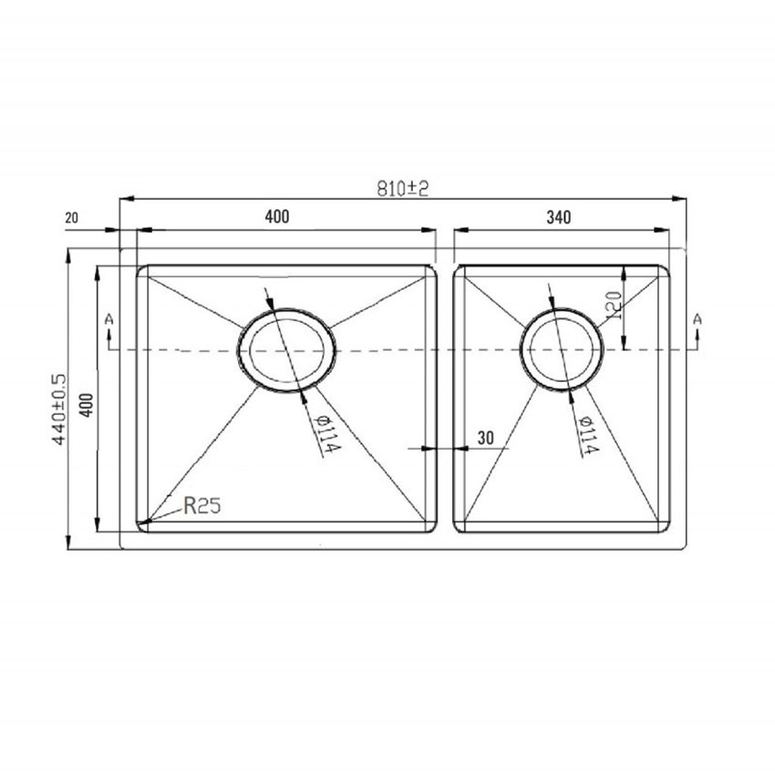 ban ve chau rua bat inox konox kn8144du