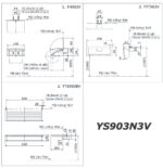 ban ve ki thuat bo phu kien phong tam toto ys903n3v 3 mon