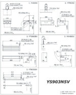 ban ve ki thuat bo phu kien phong tam toto ys903n5v 5 mon