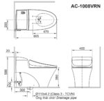 ban ve ki thuat bon cau 1 khoi inax ac 1008vrn ac1008vrn aqua ceramic nap em