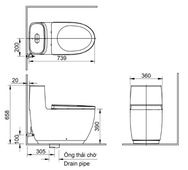 ban ve ki thuat bon cau 1 khoi inax ac 1052vn ac1052vn aqua ceramic nap em