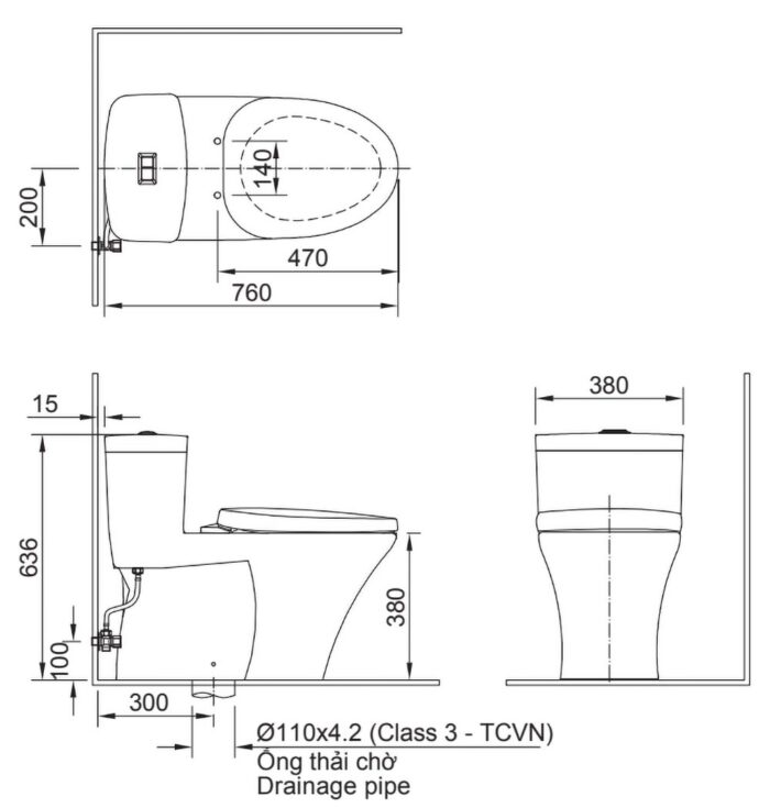 ban ve ki thuat bon cau 1 khoi inax ac 900vrn 2 ac900vrn2 aqua ceramic nap em