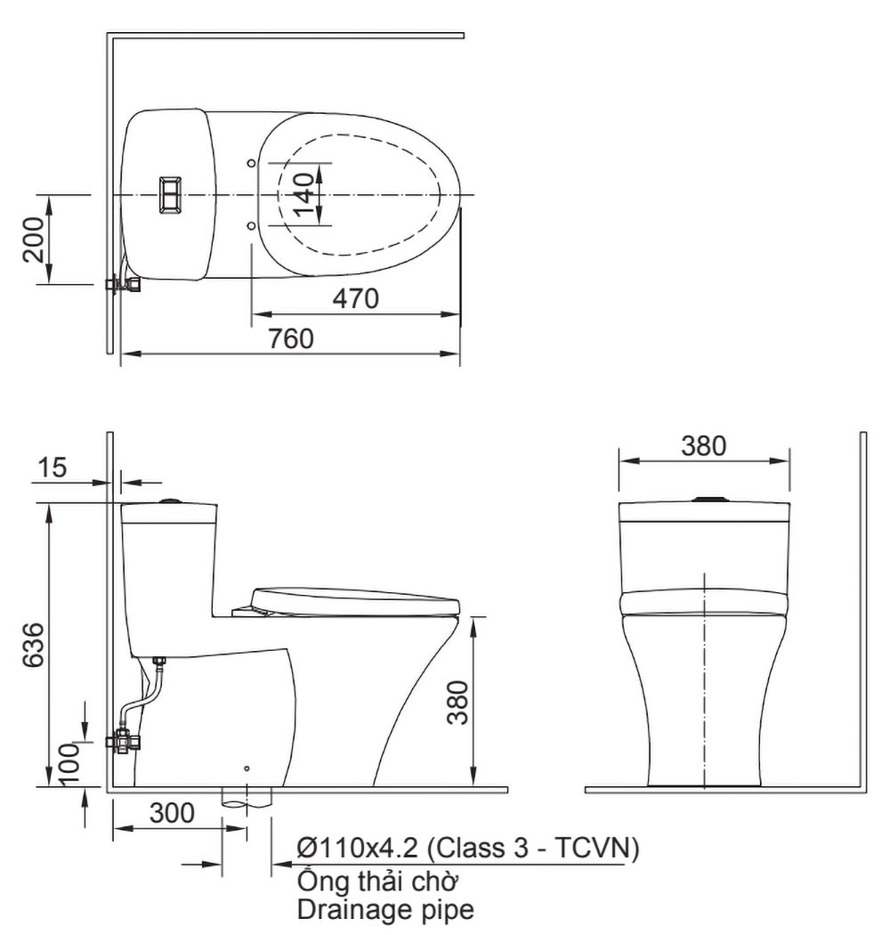 ban ve ki thuat bon cau 1 khoi inax ac 900vrn ac900vrn aqua ceramic nap em