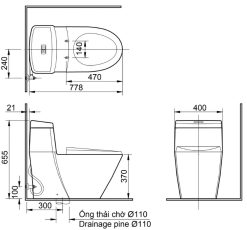 ban ve ki thuat bon cau 1 khoi inax ac 909vrn 1 ac909vrn1 aqua ceramic nap em