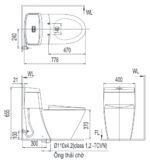 ban ve ki thuat bon cau 1 khoi inax ac 918vrn 1 ac918vrn1 aqua ceramic nap em