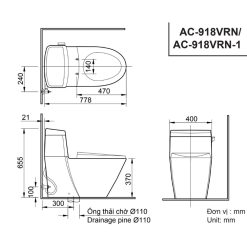 ban ve ki thuat bon cau 1 khoi inax ac 918vrn nap em