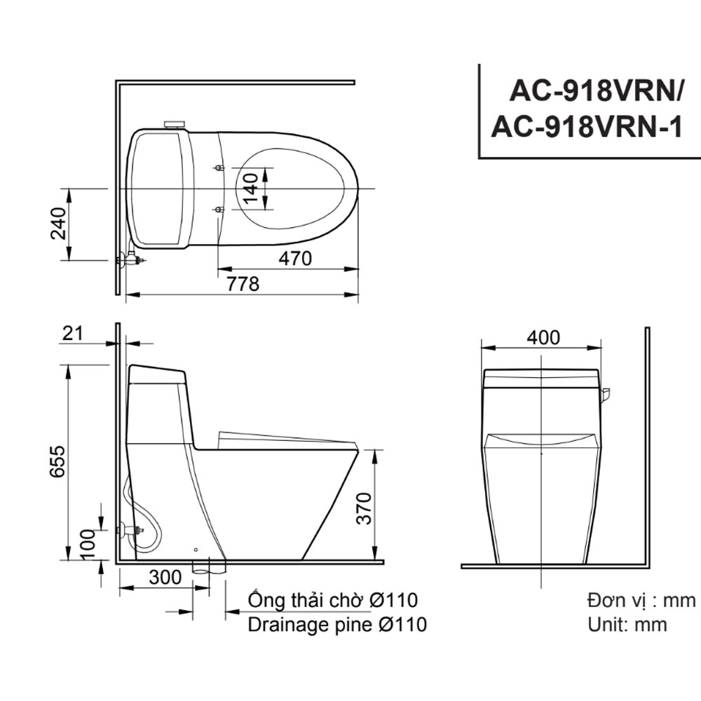 ban ve ki thuat bon cau 1 khoi inax ac 918vrn nap em