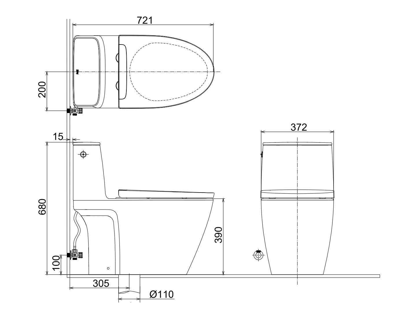 bản-vẽ-kĩ-thuật-bồn-cầu-1-khối-inax-act-902vn-xả-tự-động-cảm-ứng-không-chạm