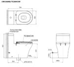 ban ve ki thuat bon cau 1 khoi toto cw166rb tc384cvk nap em