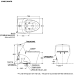 ban ve ki thuat bon cau 1 khoi toto cw823rat8 nap em tc600vs