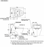ban ve ki thuat bon cau 1 khoi toto cw823raw11 nap rua dien tu tcf4911z