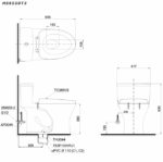 ban ve ki thuat bon cau 1 khoi toto ms855dt3 nap em tc385vs