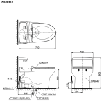 ban ve ki thuat bon cau 1 khoi toto ms884t8 nap em tc600vs
