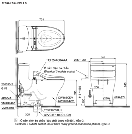 ban ve ki thuat bon cau 1 khoi toto ms885dw14 nap rua dien tu tcf24410aaa