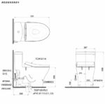 ban ve ki thuat bon cau 1 khoi toto ms889dre4 nap rua co tcw1211a