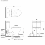 ban ve ki thuat bon cau 1 khoi toto ms889drt8 nap em tc600vs