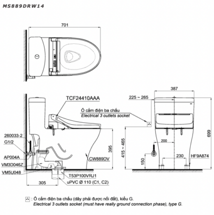 ban ve ki thuat bon cau 1 khoi toto ms889drw14 nap rua dien tu tcf24410aaa