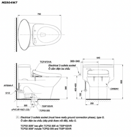ban ve ki thuat bon cau 1 khoi toto ms904w7 nap rua dien tu tcf6631a