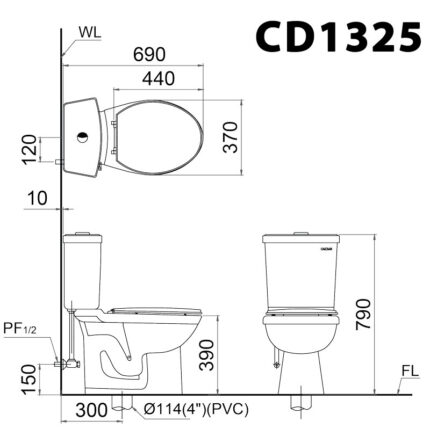 ban ve ki thuat bon cau 2 khoi caesar cd1325 nap thuong m220