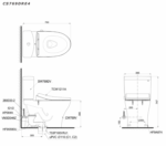 ban ve ki thuat bon cau 2 khoi toto cs769dre4 nap rua co tcw1211a