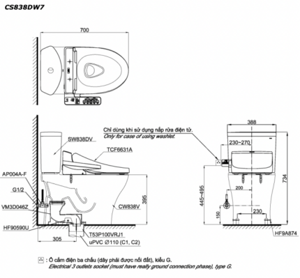 ban ve ki thuat bon cau 2 khoi toto cs838dw7 nap rua dien tu tcf6631a