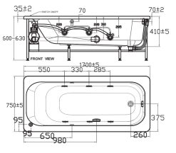 ban ve ki thuat bon tam american standard 70271 wt active massage xay 17m