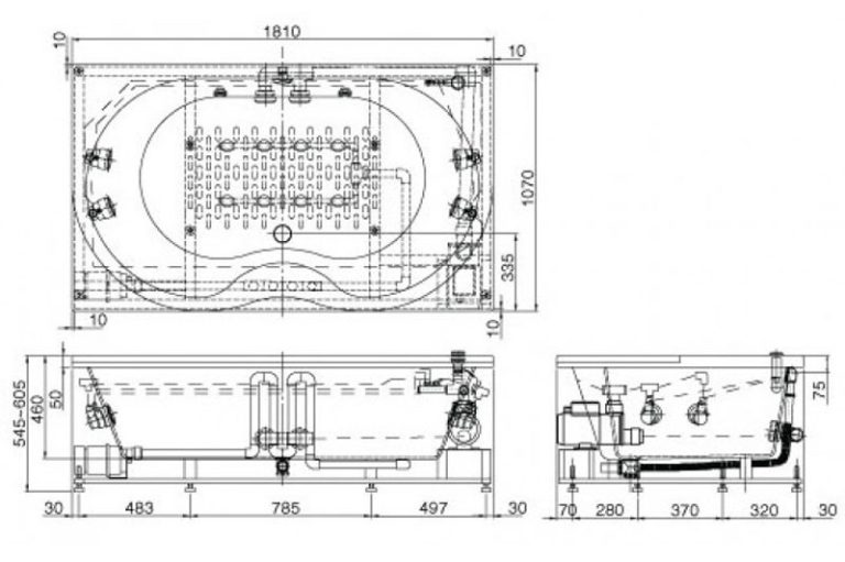 ban ve ki thuat bon tam inax msbv 1800n massage xay 18m
