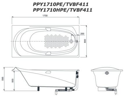 ban ve ki thuat bon tam toto ppy1710hpep ppy1710hpes ppy1710pep ppy1710pes db501r 2b ngoc trai xay 17m