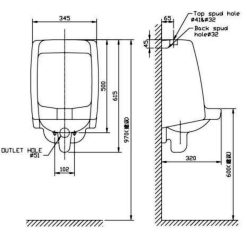 ban ve ki thuat bon tieu nam american standard vf 6401 mini washbrook treo tuong