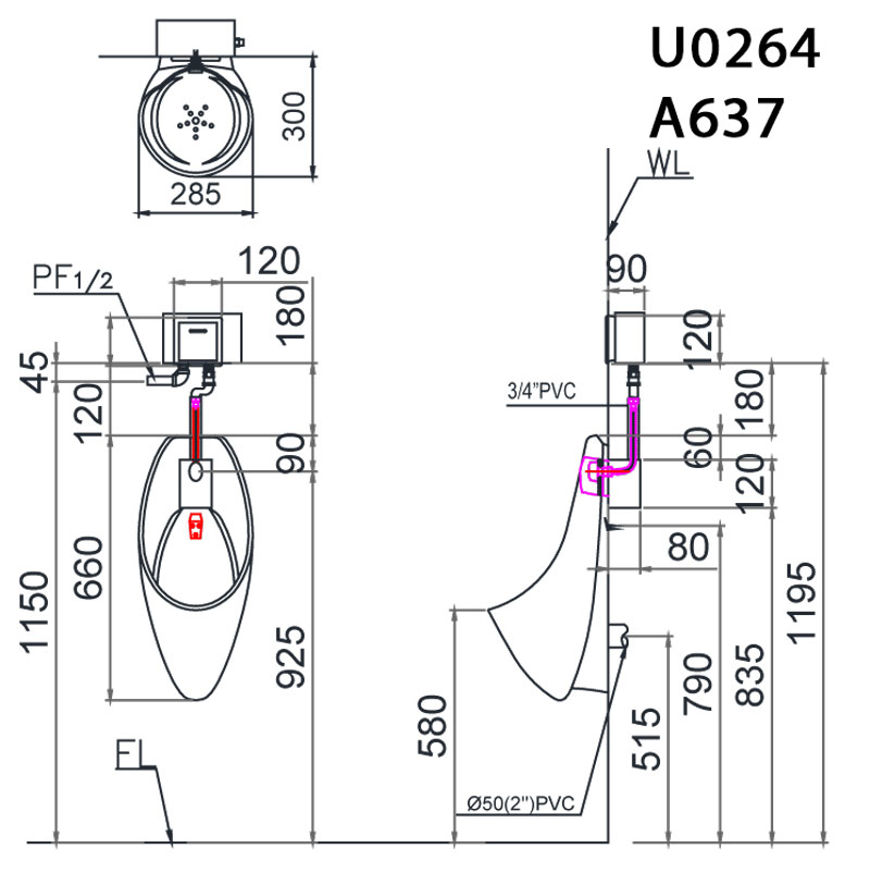 ban ve ki thuat bon tieu nam caesar u0264 a637 treo tuong