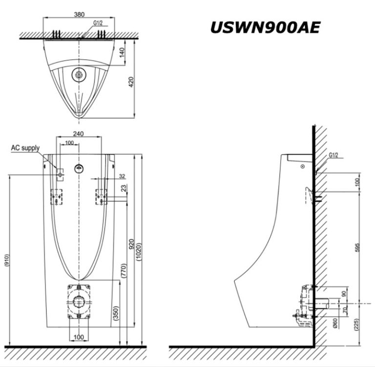 ban ve ki thuat bon tieu nam toto uswn900ae hhf90603 cam ung dung dien
