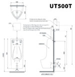 ban ve ki thuat bon tieu nam toto ut500t treo tuong
