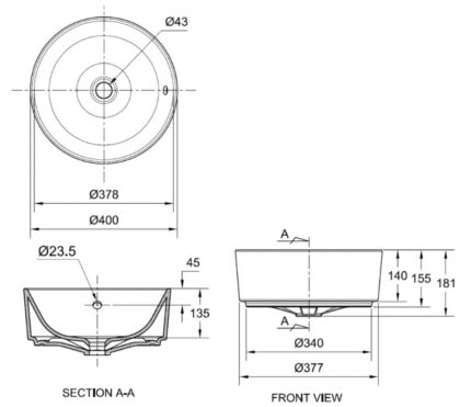 ban ve ki thuat chau rua mat lavabo american standard 0509 wt acacia evolution dat ban