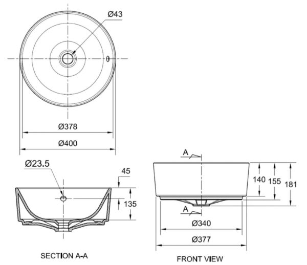 ban ve ki thuat chau rua mat lavabo american standard 0509 wt acacia evolution dat ban