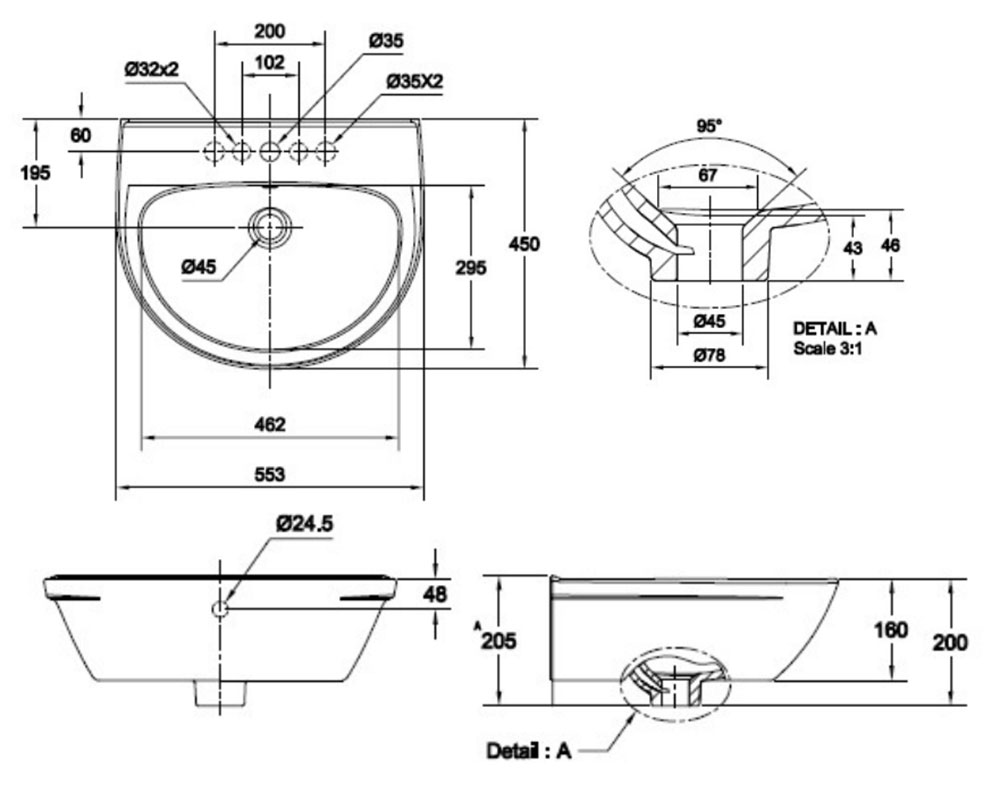 Bản-vẽ-kĩ-thuật-Chậu-rửa-mặt-lavabo-American-Standard-0953-WT-Neo-Modern-treo-tường