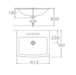 ban ve ki thuat chau rua mat lavabo american standard f507 wt nobile dat ban