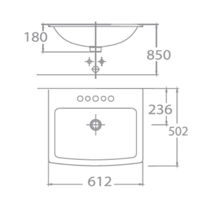 ban ve ki thuat chau rua mat lavabo american standard f507 wt nobile dat ban