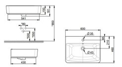 ban ve ki thuat chau rua mat lavabo american standard vf 0620 acacia evolution dat ban