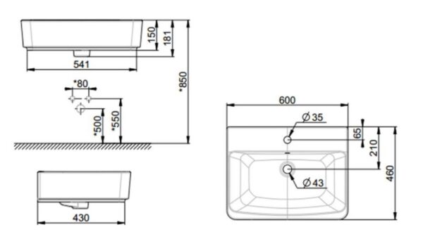 ban ve ki thuat chau rua mat lavabo american standard vf 0620 acacia evolution dat ban
