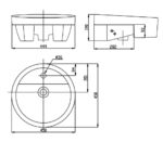 ban ve ki thuat chau rua mat lavabo american standard wp f307 white dat ban