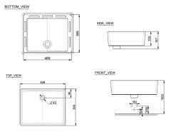 ban ve ki thuat chau rua mat lavabo american standard wp f611 dong square dat ban