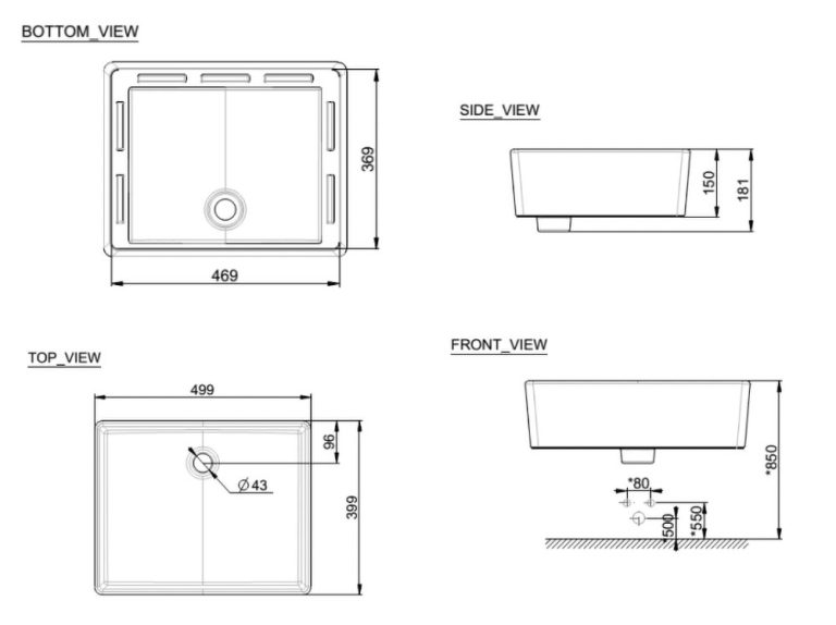 ban ve ki thuat chau rua mat lavabo american standard wp f611 dong square dat ban