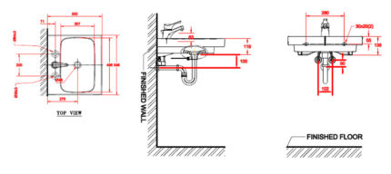 ban ve ki thuat chau rua mat lavabo american standard wp f636 ids dat ban