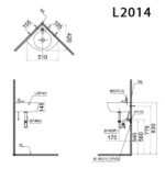 ban ve ki thuat chau rua mat lavabo caesar l2014 goc treo tuong