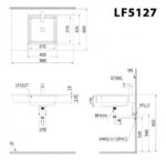 ban ve ki thuat chau rua mat lavabo caesar lf5118 am ban