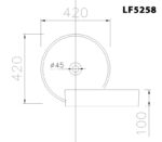 ban ve ki thuat chau rua mat lavabo caesar lf5258 dat ban