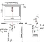 ban ve ki thuat chau rua mat lavabo inax al 2397v dat ban