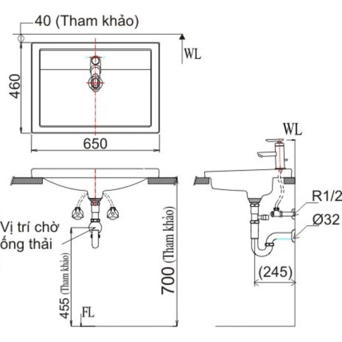 ban ve ki thuat chau rua mat lavabo inax al 2397v dat ban
