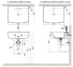 ban ve ki thuat chau rua mat lavabo inax al 312v ec fc kem l 298vc chan lung treo tuong
