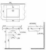 ban ve ki thuat chau rua mat lavabo toto lt710csr dat ban